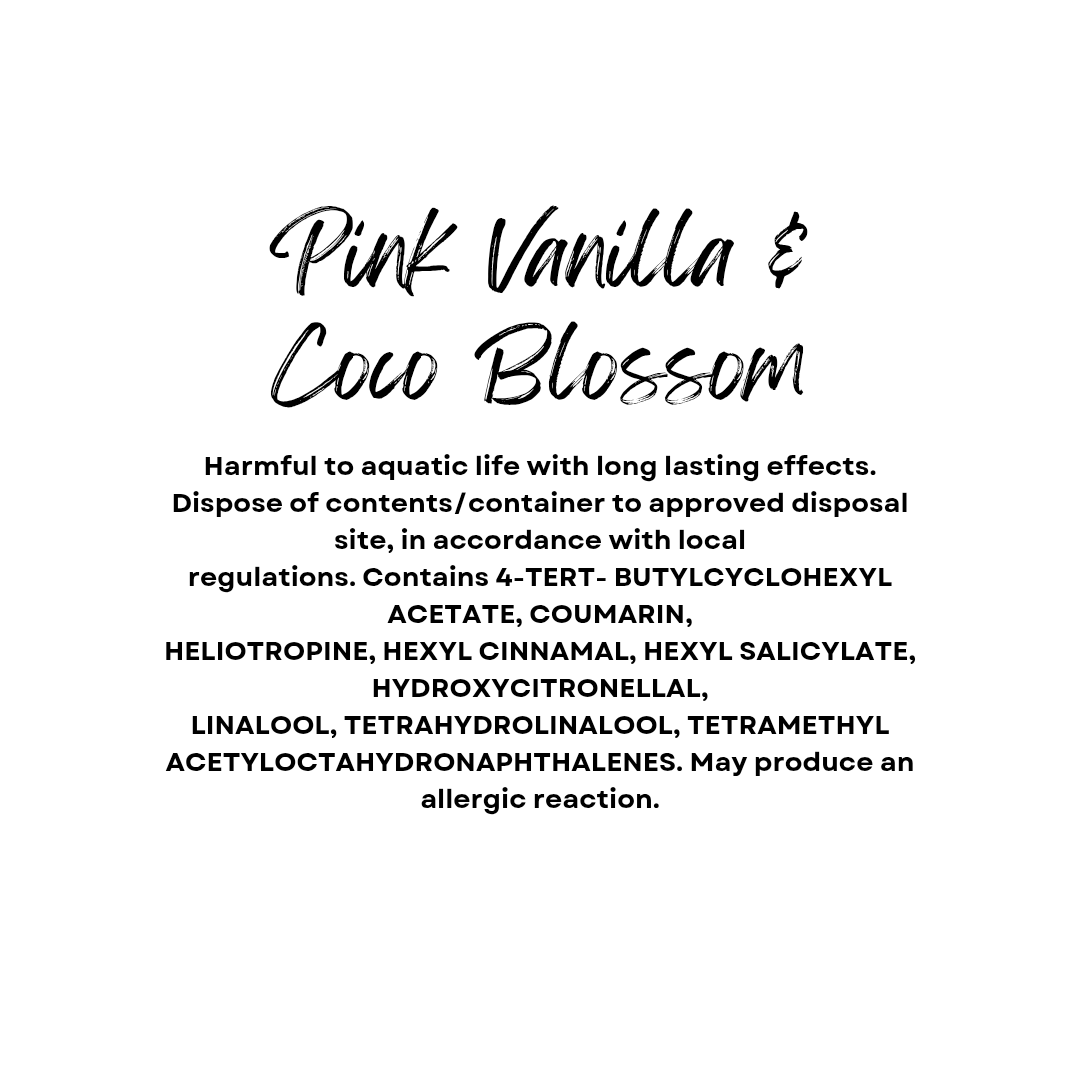 Pink Vanilla & Coco Blossom