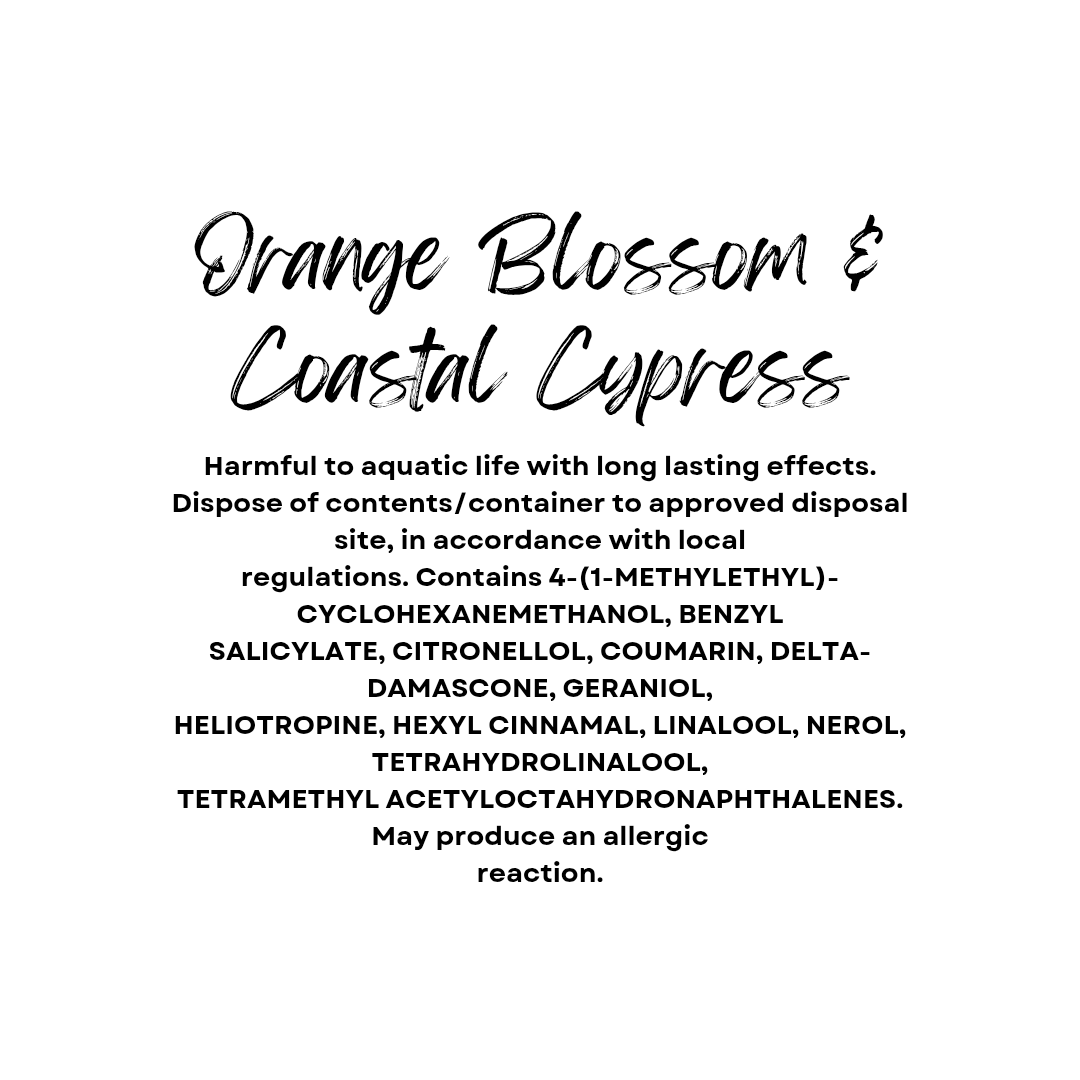 Orange Blossom & Coastal Cypress